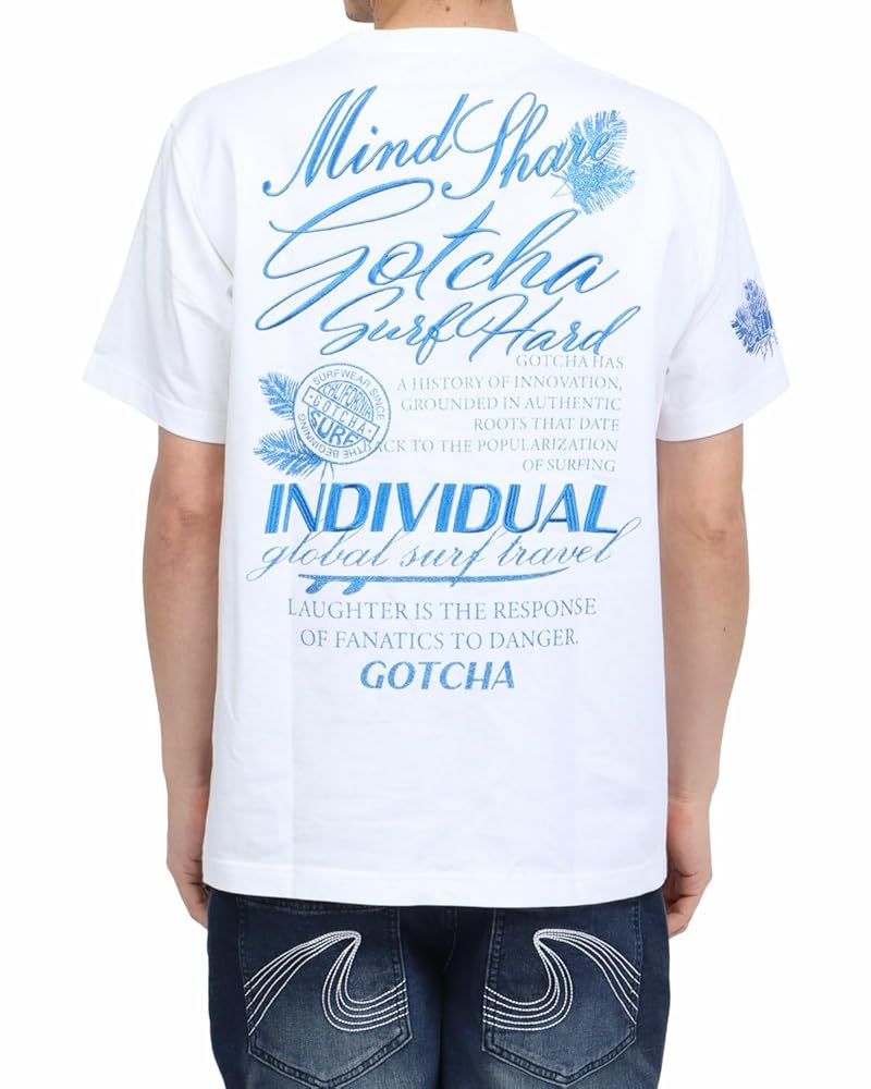 Amazon | [ガッチャ] ブルー ラメ Tシャツ メンズ レディース